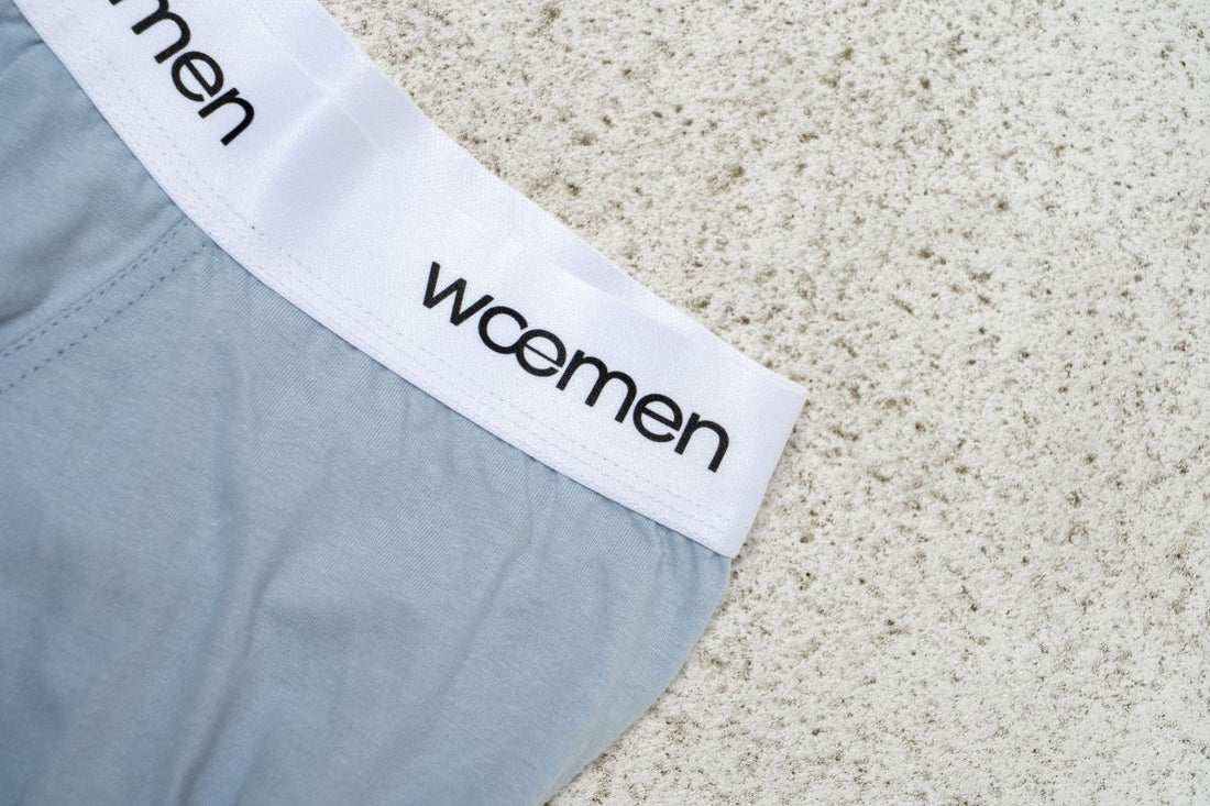 sous-vêtement homme bleu ciel, mode responsable, boxer responsable bleu ciel woemen