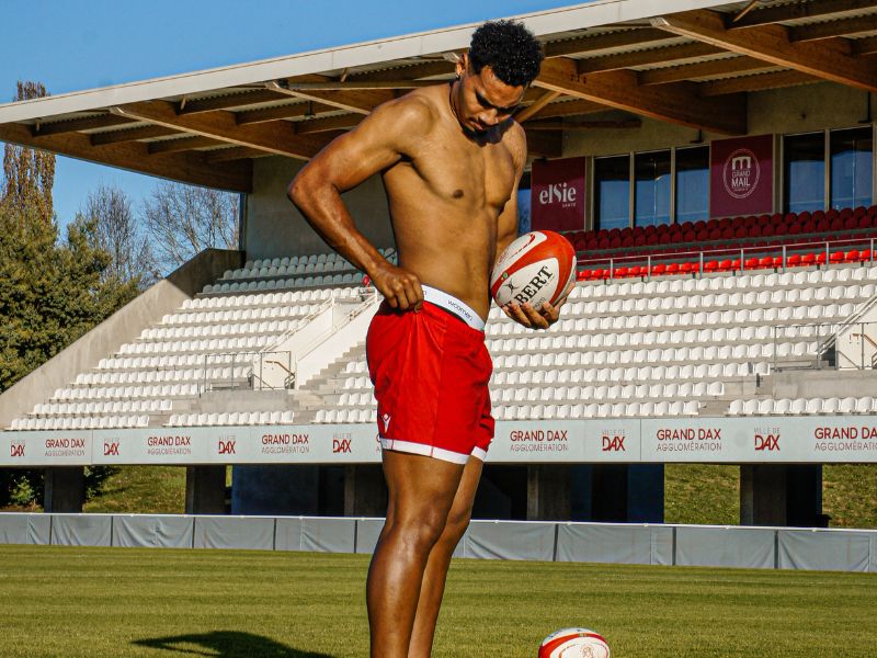 Noah Nene, US Dax Rugby Landes, partenariat, woemen, boxer coton bio, boxers solidaires