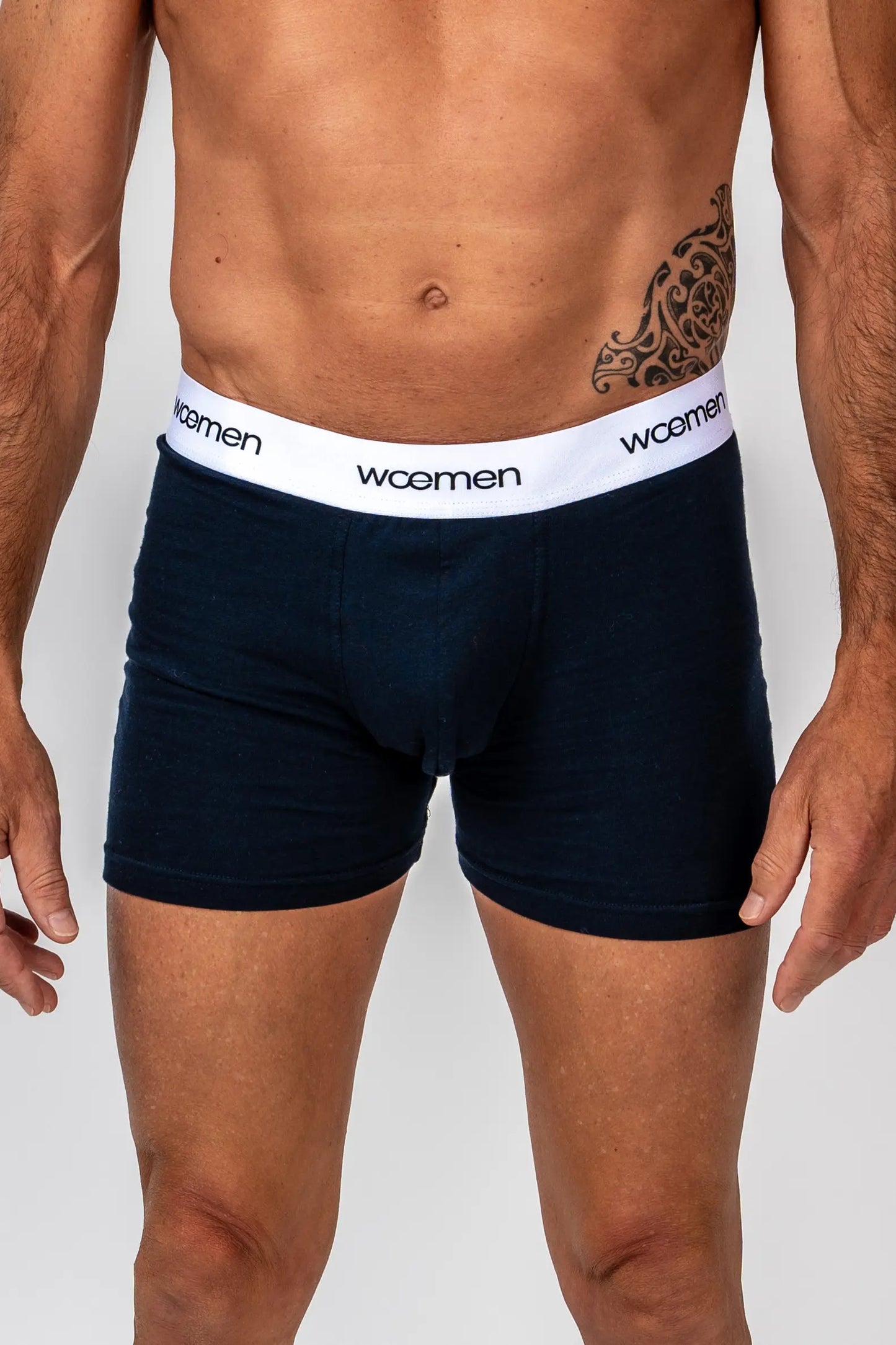 Boxer Bleu Marine en Coton Bio - woemen - wœmen