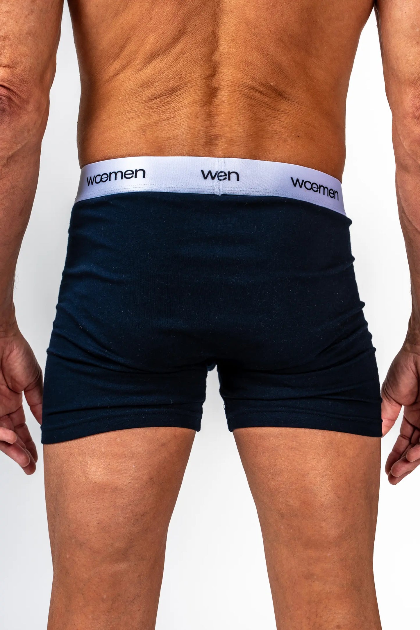 Boxer Bleu Marine en Coton Bio - woemen - wœmen
