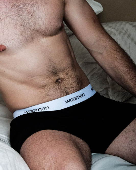 Boxer Noir en Coton Bio - woemen - wœmen