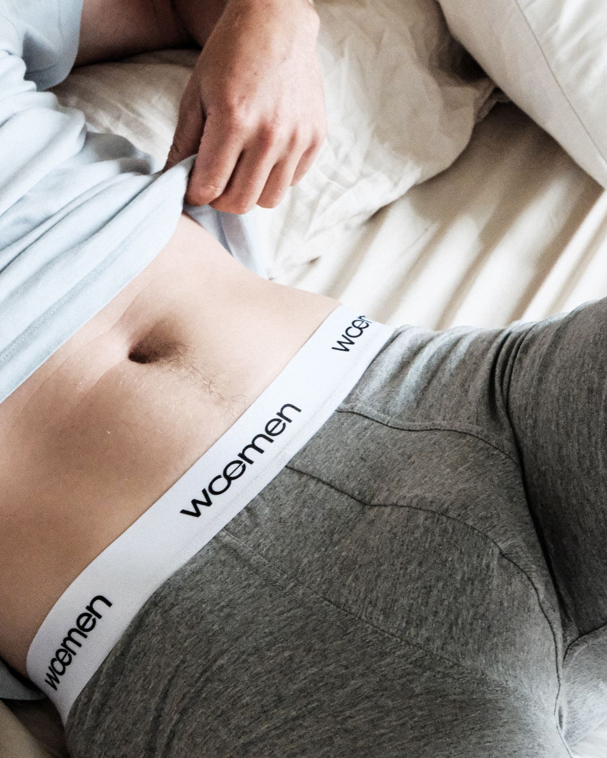 Boxer Gris en Coton Bio - woemen - wœmen