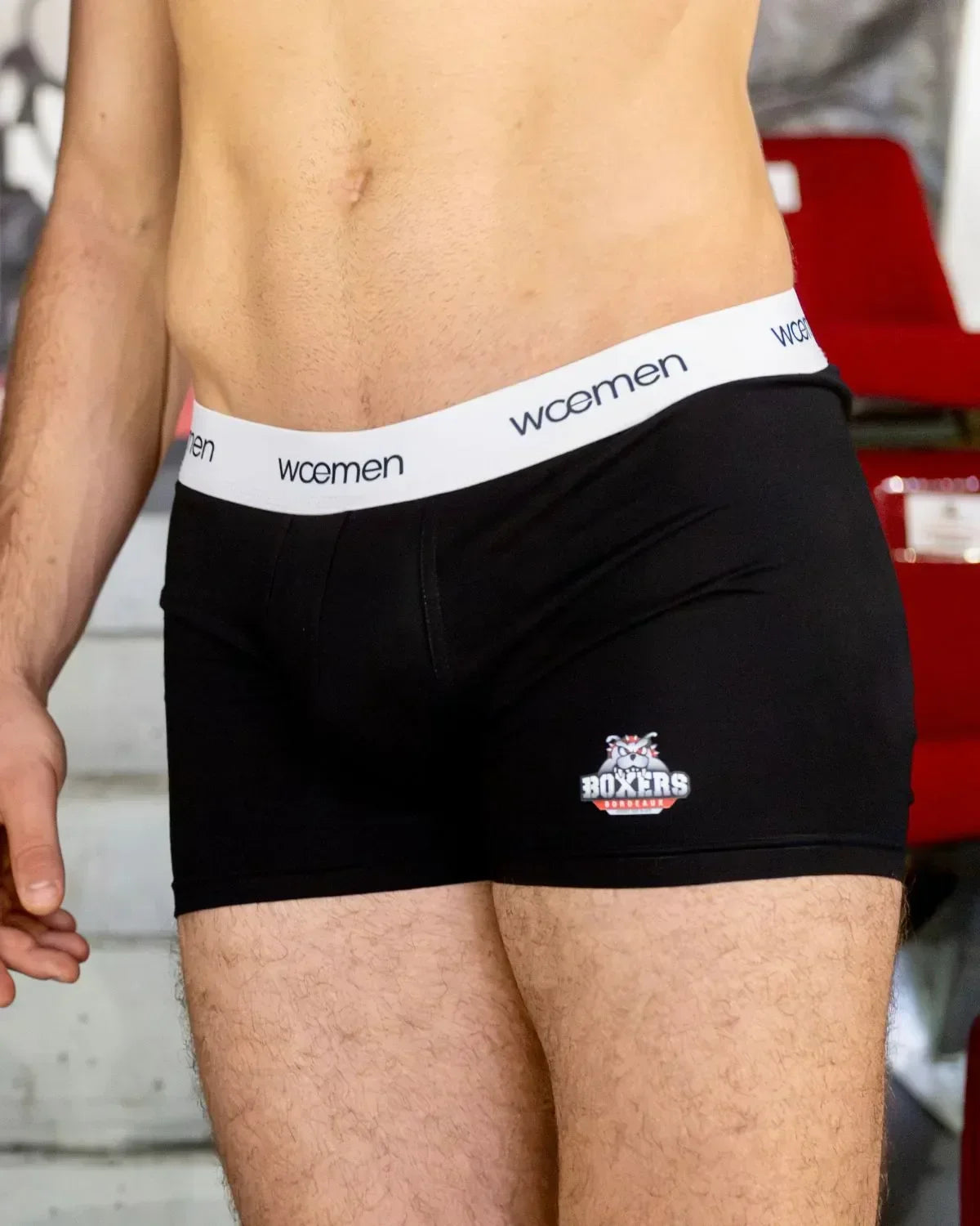 Boxer solidaire woemen x Boxers de Bordeaux - Noir - Taille S — S m², Noir — photo 2