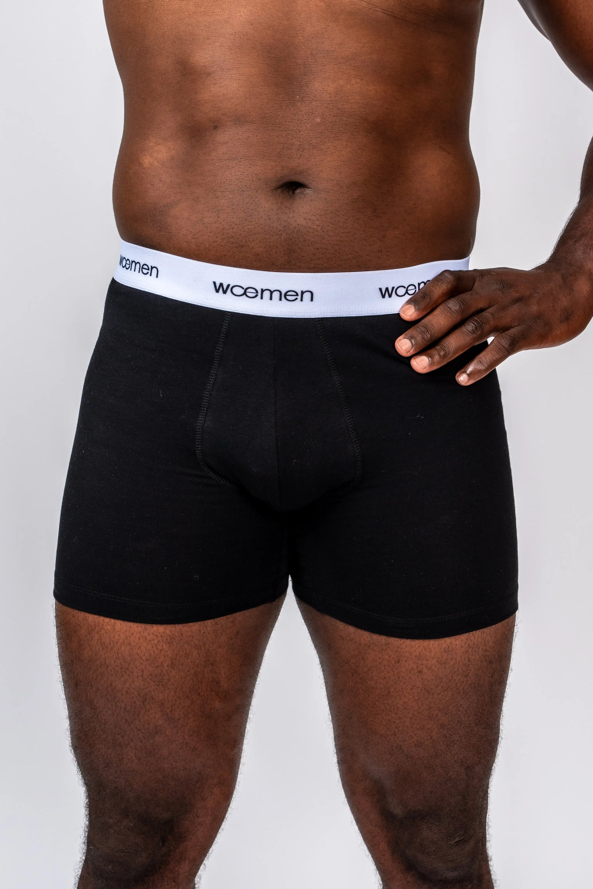 Boxer Noir en Coton Bio - woemen - wœmen
