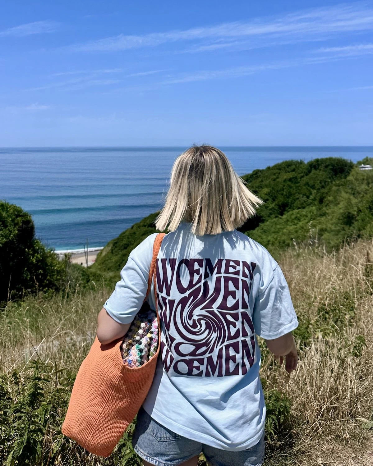 Unisex Oversized T-shirt - Limited Edition - Sky Blue — 260g/m2 — photo 6