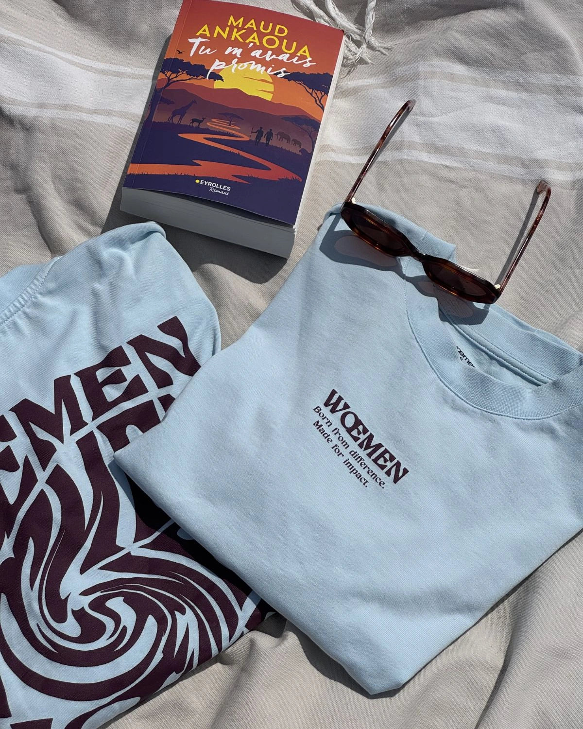 Unisex Oversized T-shirt - Limited Edition - Sky Blue — 260g/m2 — photo 9