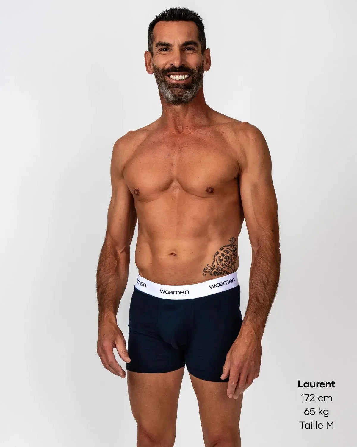 Boxer solidaire coton bio - woemen - Rouge bordeaux - Taille S — S m², Rouge bordeaux, Jersey 180g — photo 2