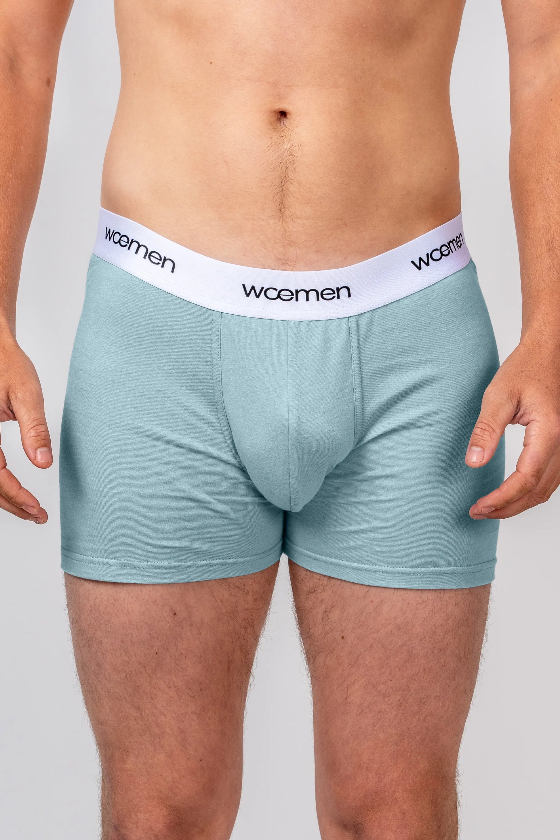 Boxer Bleu Ciel en Coton Bio - woemen - wœmen