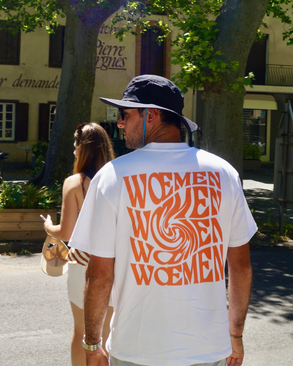 t-shirt blanc woemen homme