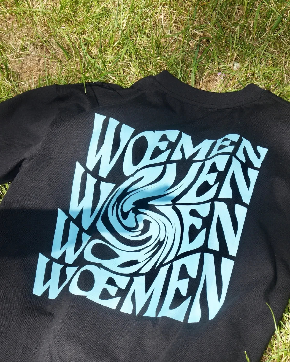 T-shirt oversize mixte woemen - Noir — 2 m² — photo 4