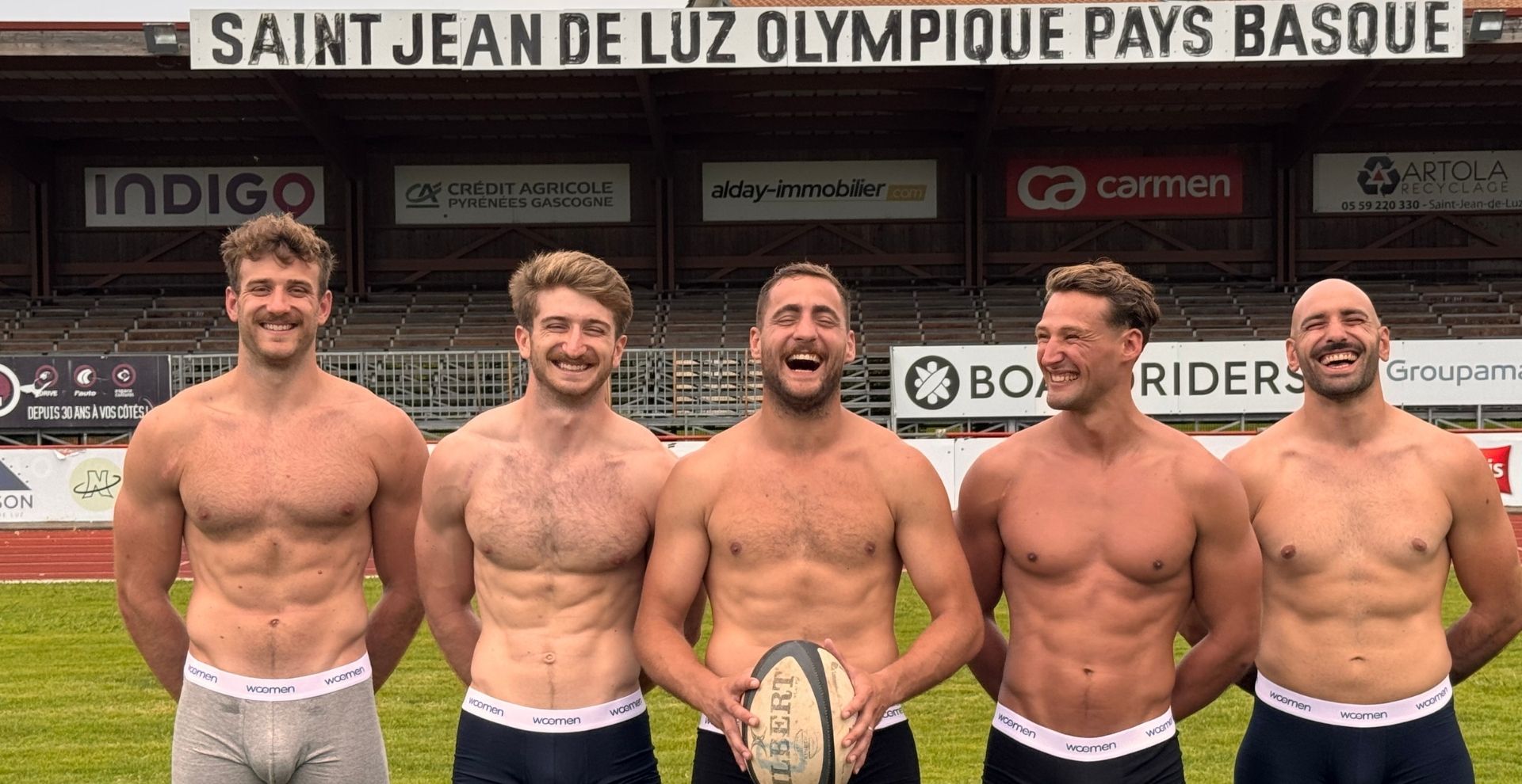 SJLO Saint Jean de Luz Olympique boxer solidaire woemen coton bio